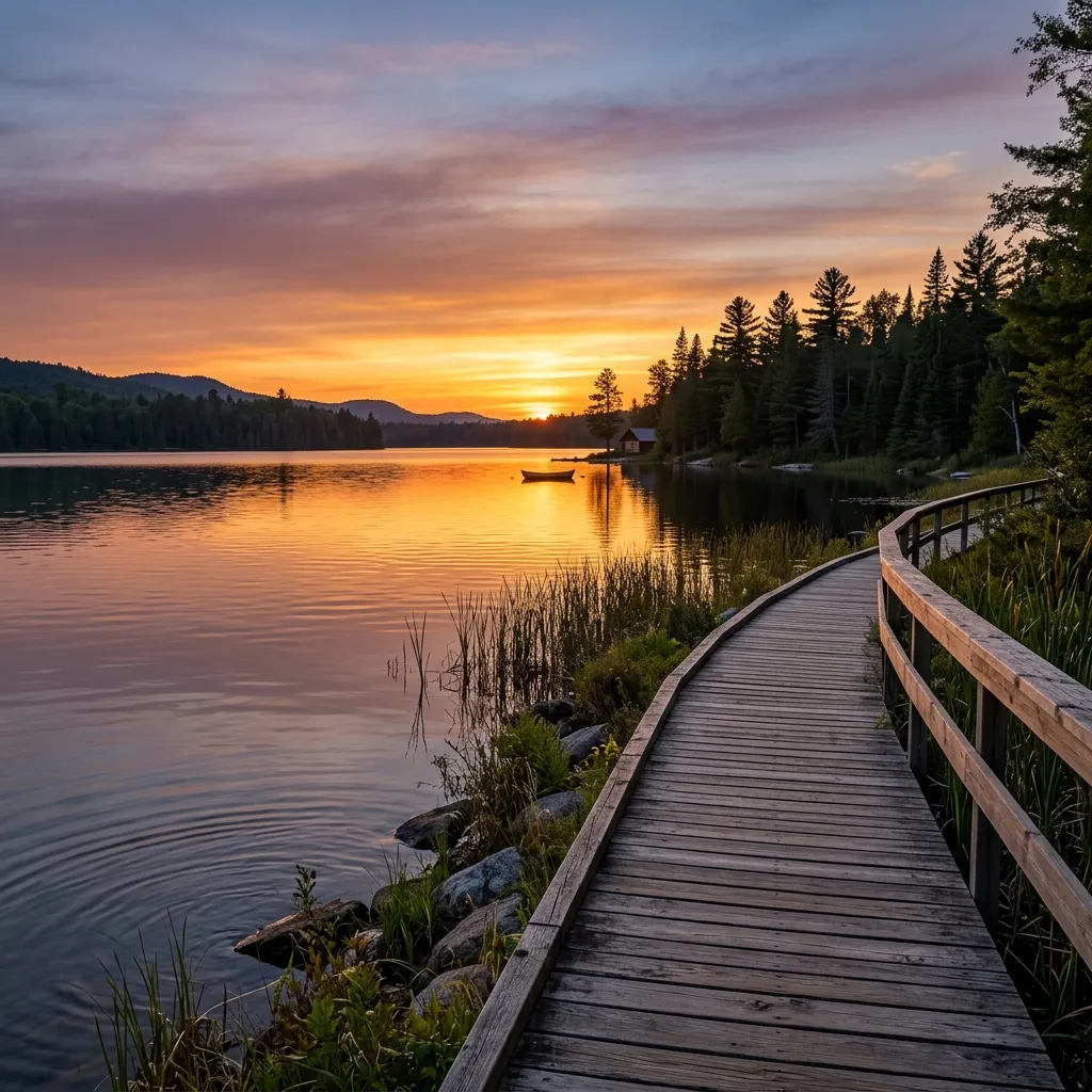 Lakeside Sunset walks